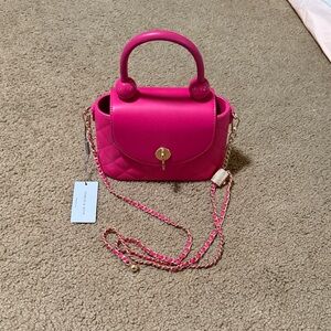 Charles & Keith Vibrant Pink Mini Bag
